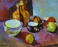 Platos y Frutas fauvismo abstracto Henri Matisse